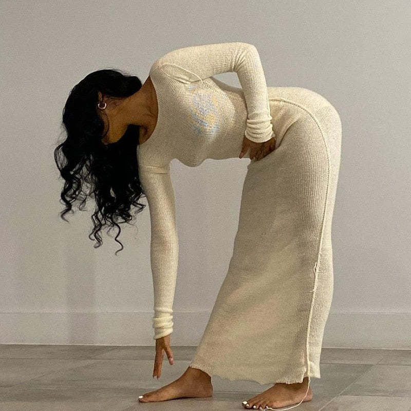 Slim Fit Sweater Dress
