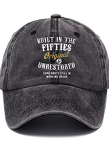 Letter Adjustable Baseball Cap