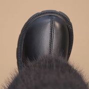 Girls Glitter Chelsea Boots - Waterproof Fur Lined Winter Boots