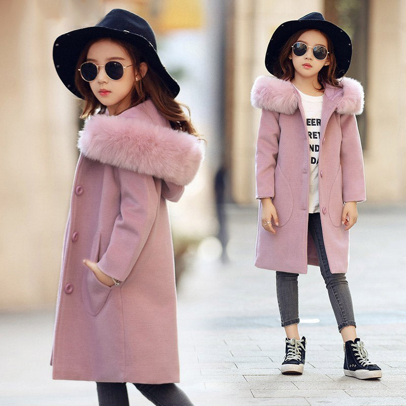 Long Sleeve wool Coat