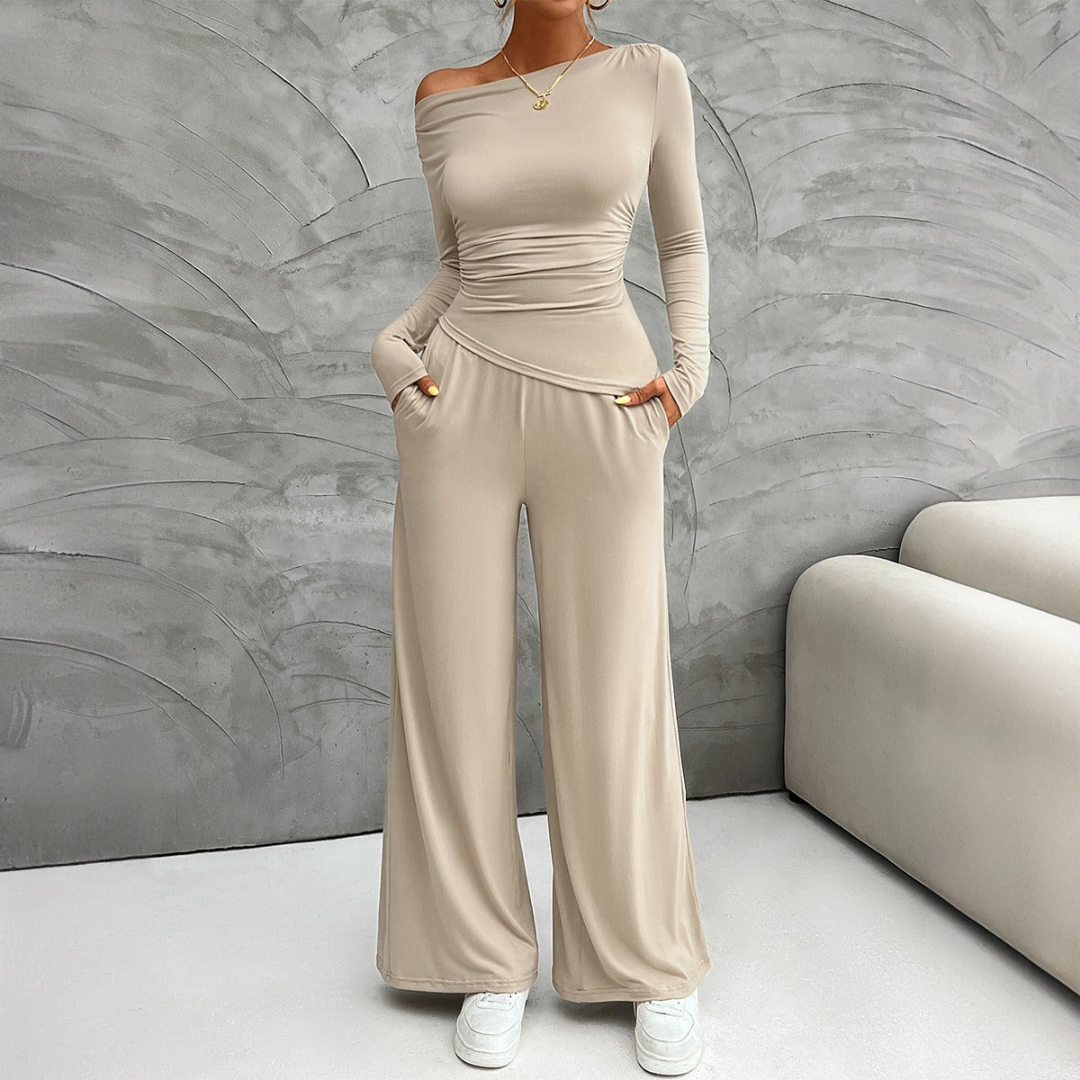 Fitted Long Sleeve Top Set