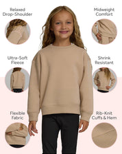 Girls 3-Pack Sweatshirts