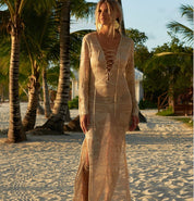 Knitted Beach Cover up Dress