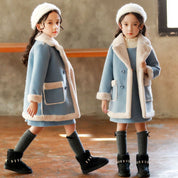 Kidz Faux Sheepskin Winter Coat