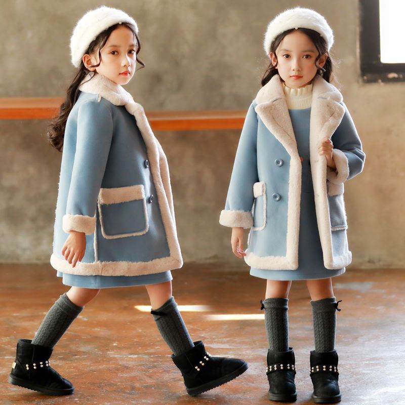 Kidz Faux Sheepskin Winter Coat