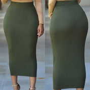 High Waist Maxi Pencil Skirt