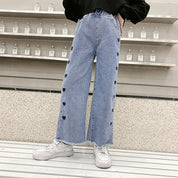 Heart Wide-leg Jeans