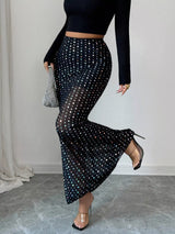 Polka Dot Maxi Skirt