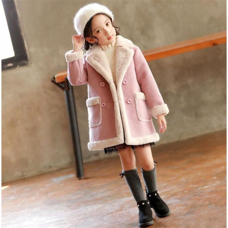 Kidz Faux Sheepskin Winter Coat