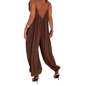 Loose Casual Hollow-out Camisole Jumpsuit
