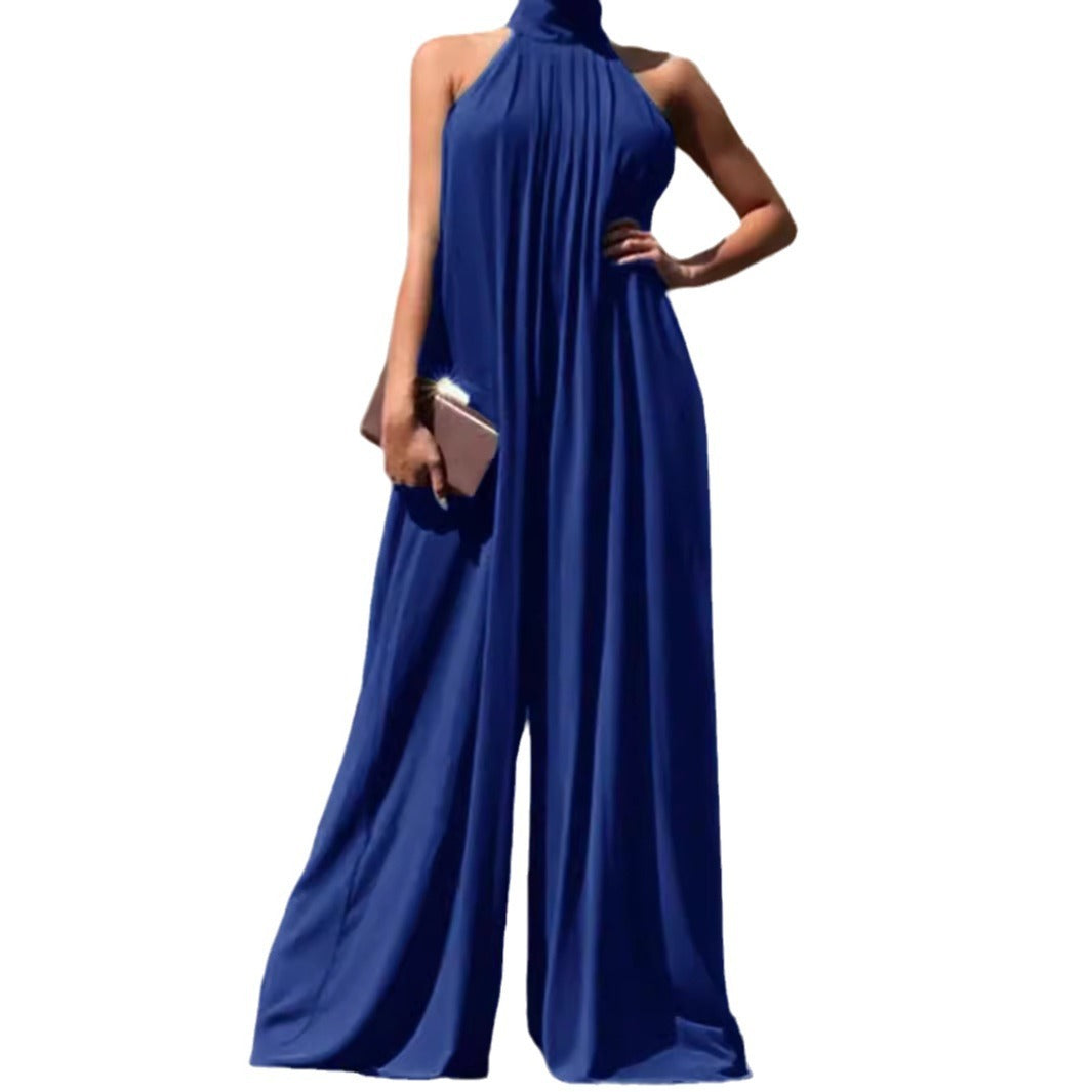 Casual Chiffon Sleeveless Jumpsuit