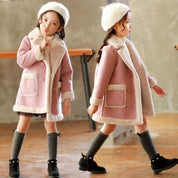 Kidz Faux Sheepskin Winter Coat