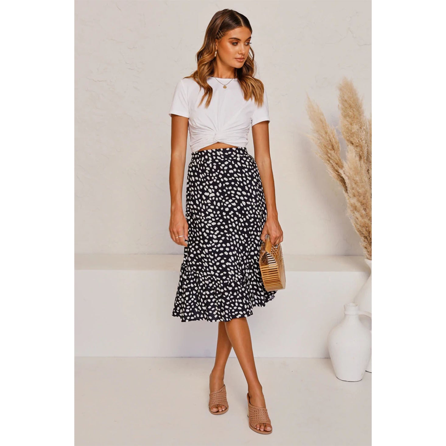 Flirty Leopard Print Skirt