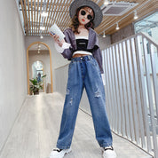 High-Waist Jeans