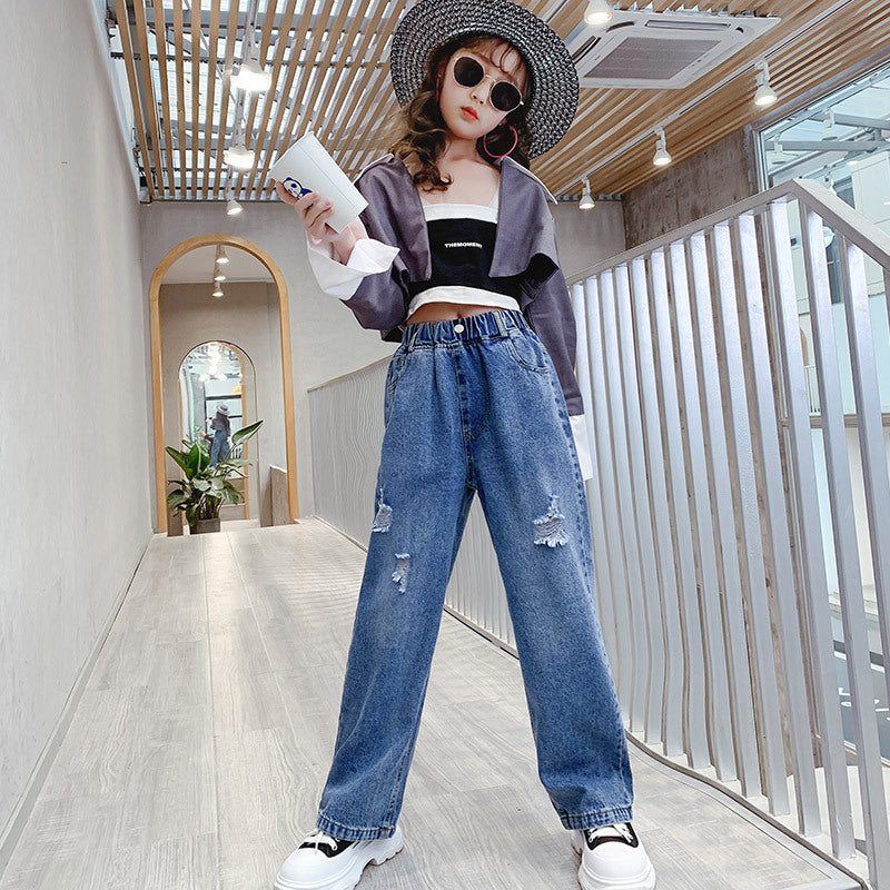 High-Waist Jeans