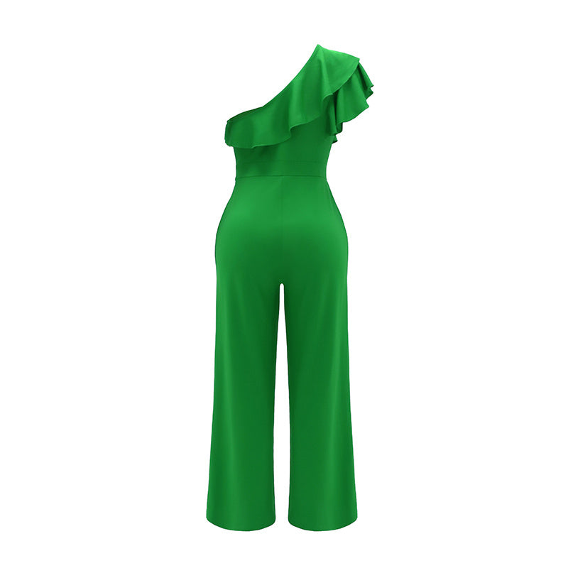 Elegant One Ruffle Romper