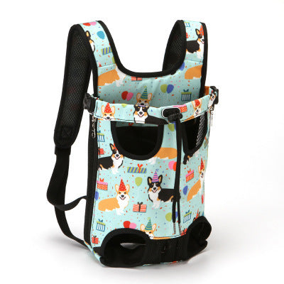 Dog Carrier Backpack for Small Pets, Hands-Free Travel Bag with Legs-Out Design for Cats and Puppies