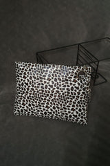 Leopard PU Leather Clutch