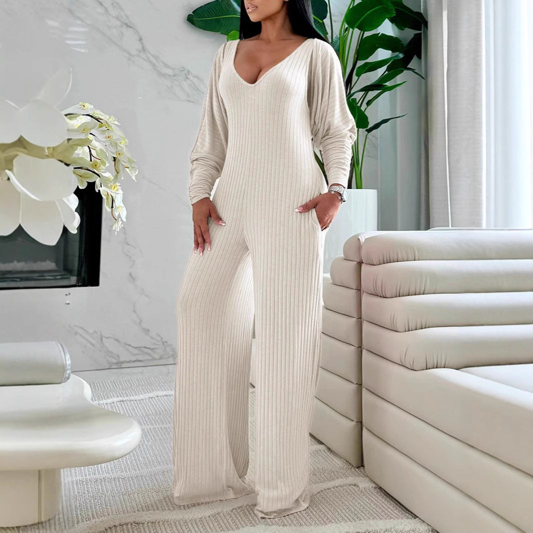 Two Piece Design Sense Casual Jumpsuit