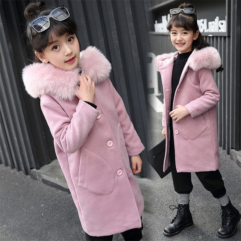 Long Sleeve wool Coat