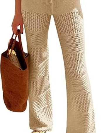 Boho Knit High Waist Swim Suit Cover up