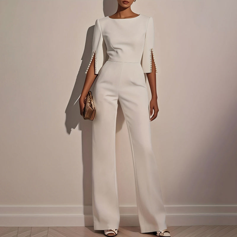 Women's Mid Sleeve Jumpsuit