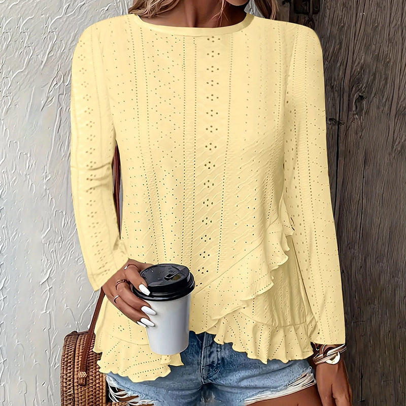 Ruffle Hem Top