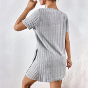 Ribbed Knit Lounge Set