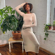 Slim Fit Sweater Dress