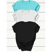 3 Pack Women's Crewneck Tshirt