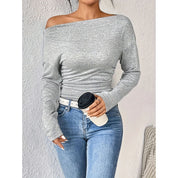 Women's Off Shoulder Long Sleeve