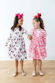 Love You Spots L/S Pocket Twirl Dress