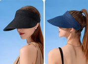 Empty Top Hat Big Brim Straw Hat
