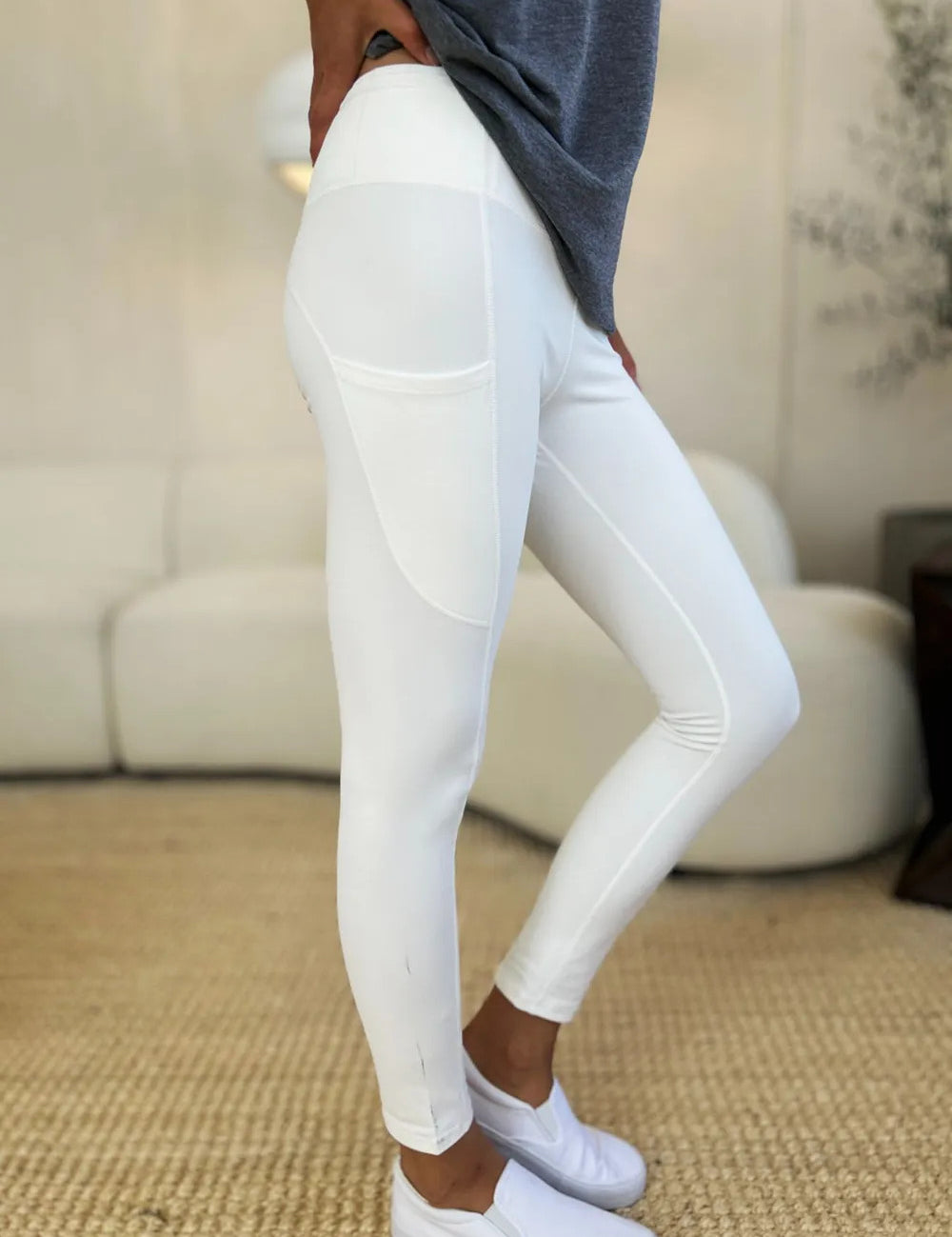 Wide Waistband Sports Leggings