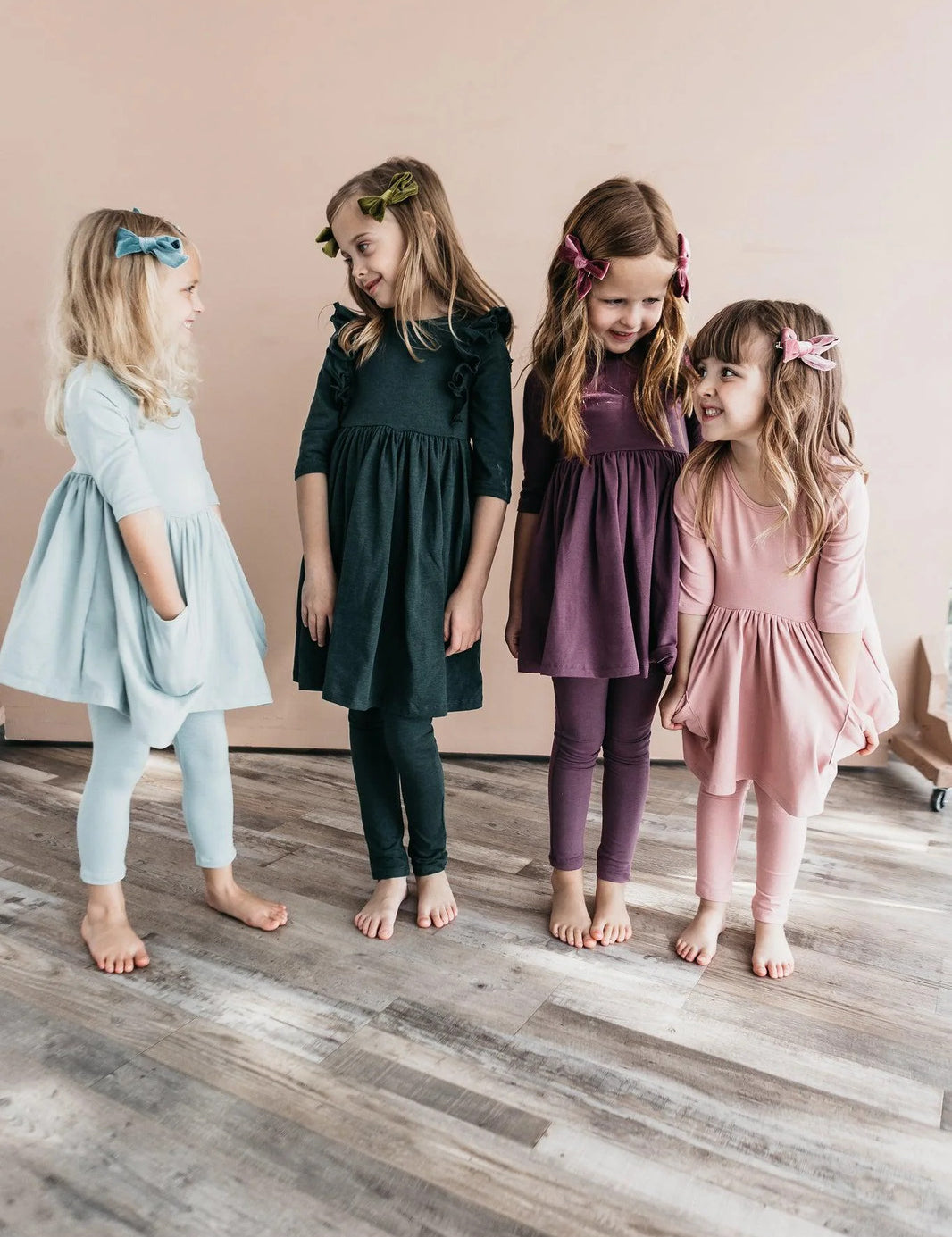 4 Sleeve Pocket Twirl Dress