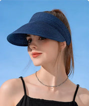 Empty Top Hat Big Brim Straw Hat