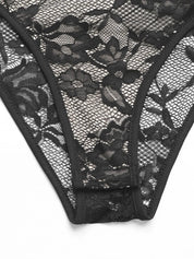 Lace Halter Neck Bodysuit