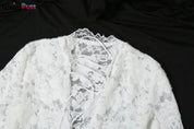 Weird Puss Embroidery Ruffles Dress