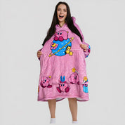 Kirby Wearable Blanket Hoodie for Kids & Adults | OLM Toys