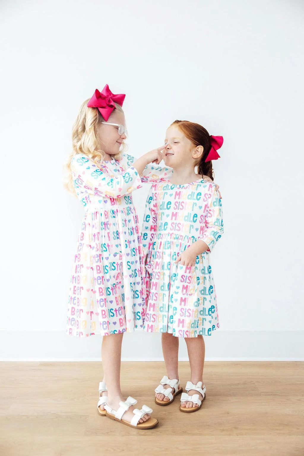 Middle Sister 3/4 Sleeve Pocket Twirl Dress
