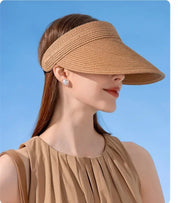 Empty Top Hat Big Brim Straw Hat