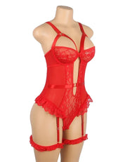 Comeondear Leotard / Suspenders Teddy