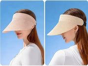 Empty Top Hat Big Brim Straw Hat