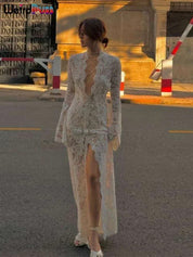 Weird Puss Embroidery Ruffles Dress