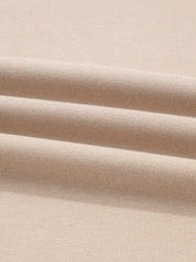 Solid Color Oversize Slit Sweatshirt and Ribbed Leggings 2pcs Set
