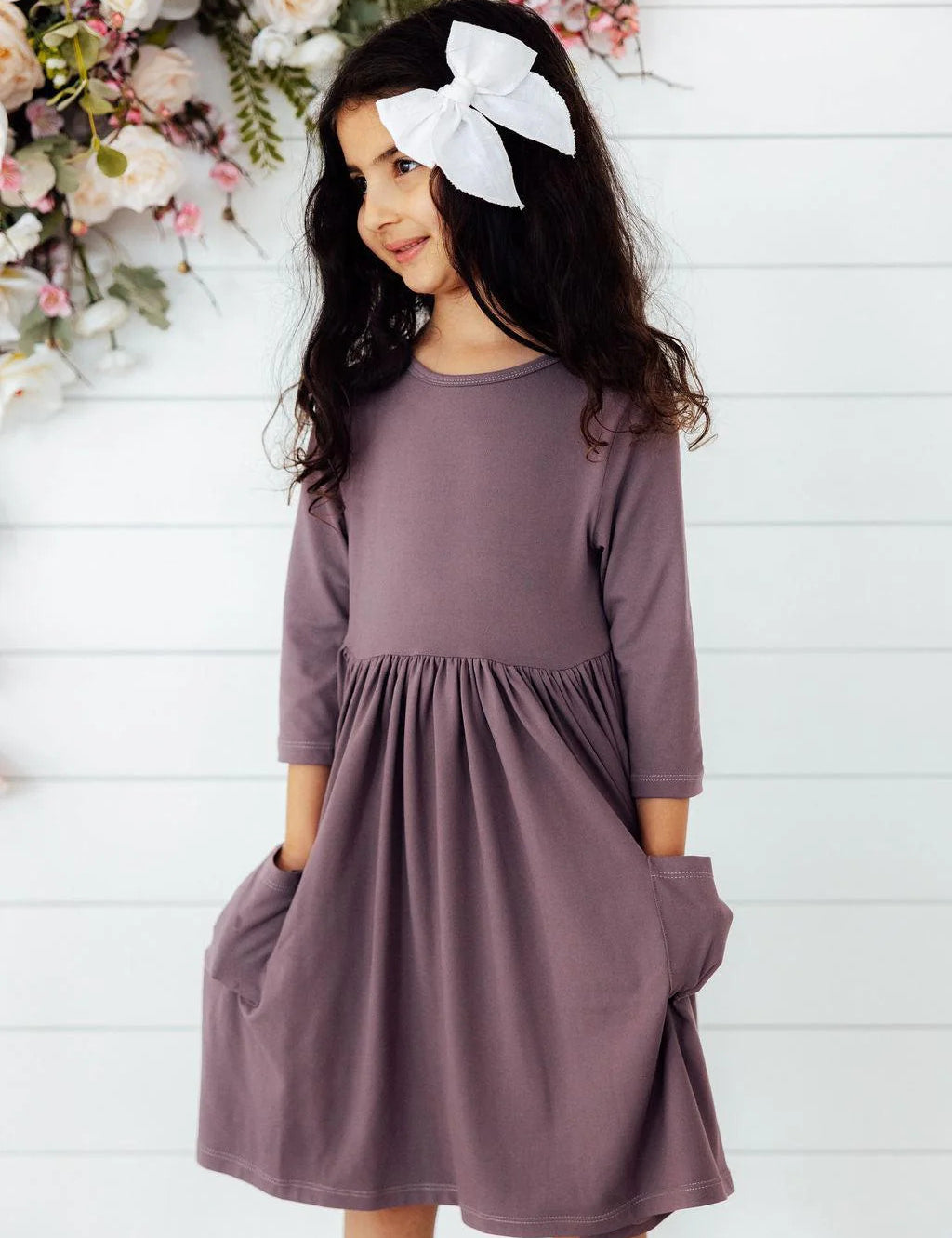 4 Sleeve Pocket Twirl Dress