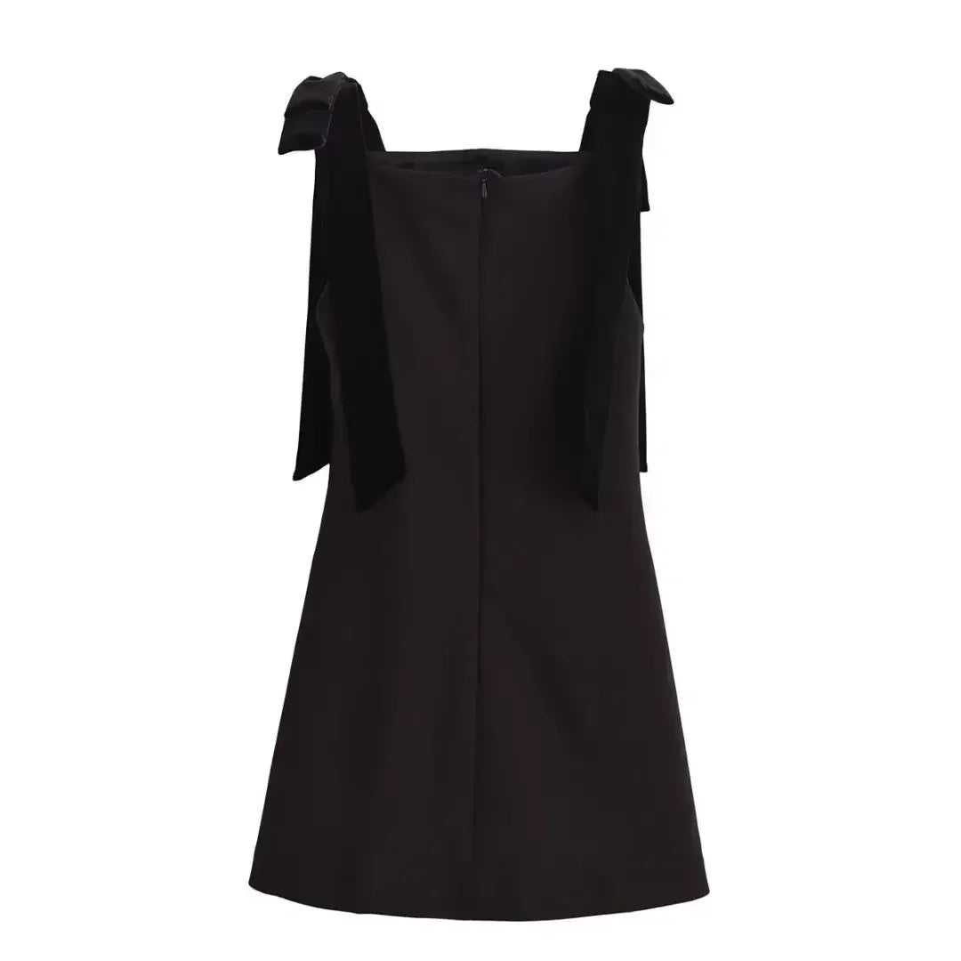 Autumn Chic Sleeveless Dress