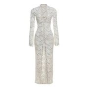 Weird Puss Embroidery Ruffles Dress