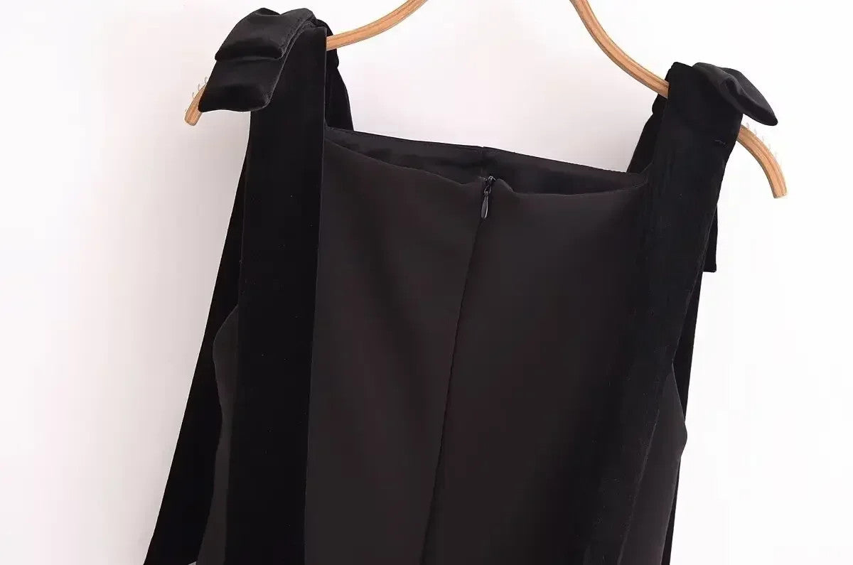 Autumn Chic Sleeveless Dress