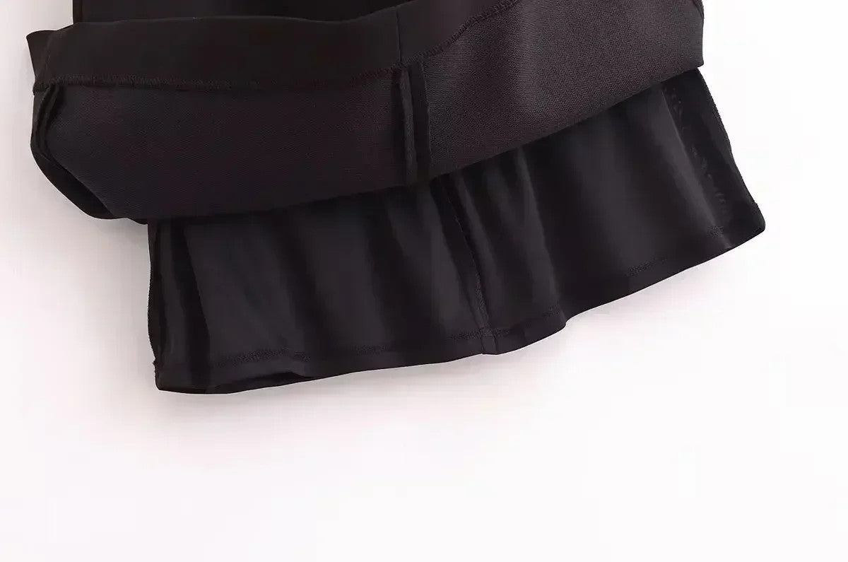 Autumn Chic Sleeveless Dress